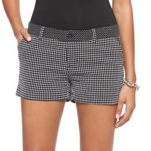 Merona Pants - Merona Jacquard Chino Short White Black 16